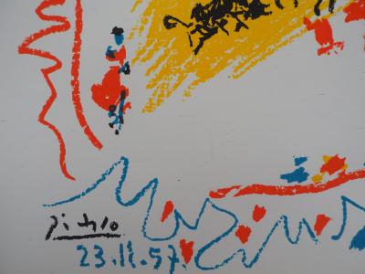 Pablo Picasso: The Little Bullfight - Original signed lithograph 2