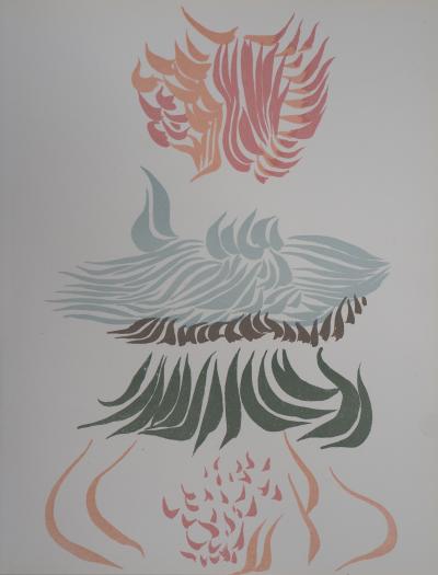 Jacques HEROLD: Floral Composition - Original Lithograph 2