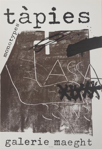 Antoni TAPIES : Monotypes - Lithographie originale 2