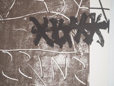 Antoni TAPIES : Monotypes - Lithographie originale 2