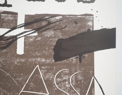 Antoni TAPIES : Monotypes - Lithographie originale 2