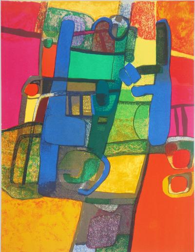 Maurice ESTEVE : Printemps - Lithographie originale 2