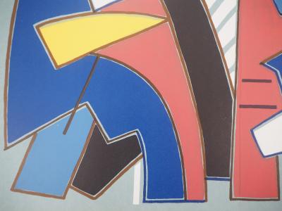 Alberto MAGNELLI: Blue Composition - Original Lithograph 2