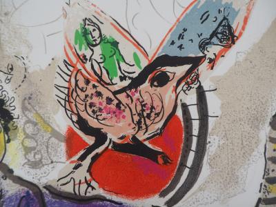 Marc CHAGALL : La vache bleue - Lithographie originale 2