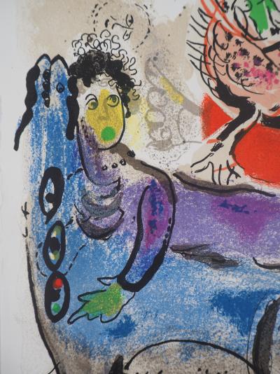 Marc CHAGALL : La vache bleue - Lithographie originale 2
