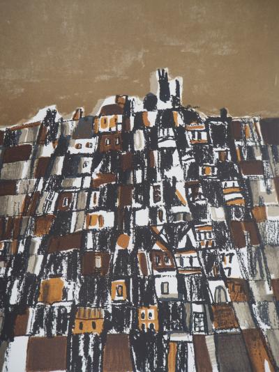 Maria Helena VIEIRA DA SILVA: Town in Portugal - Original lithograph 2