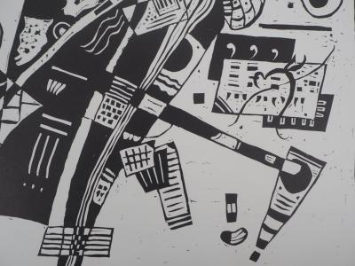 Wassily Kandinsky: Composition - Signed Engraving 2