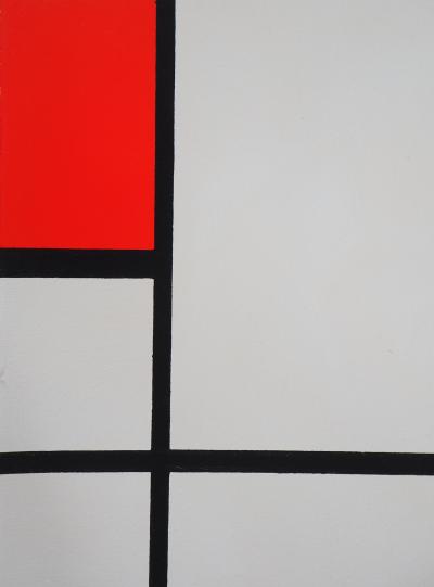 Piet MONDRIAN: Composition - Color stencil 2