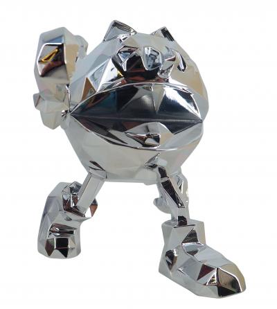 Richard ORLINSKI: Pac-Man (Silver Edition) - Original Sculpture 2