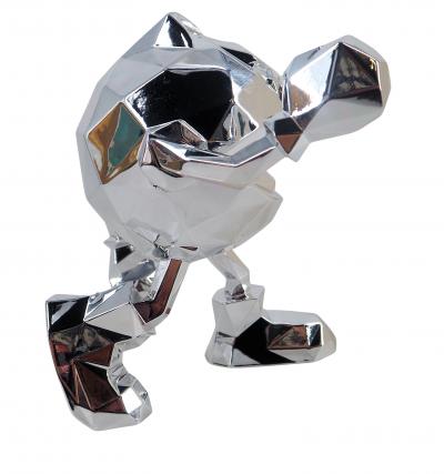 Richard ORLINSKI: Pac-Man (Silver Edition) - Original Sculpture 2
