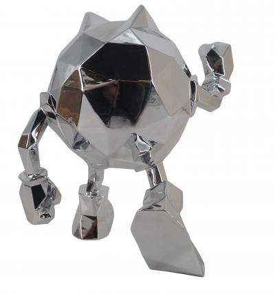 Richard ORLINSKI: Pac-Man (Silver Edition) - Original Sculpture 2