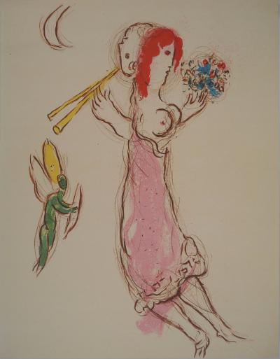 Marc CHAGALL : Daphnis et Chloé - Lithographie originale