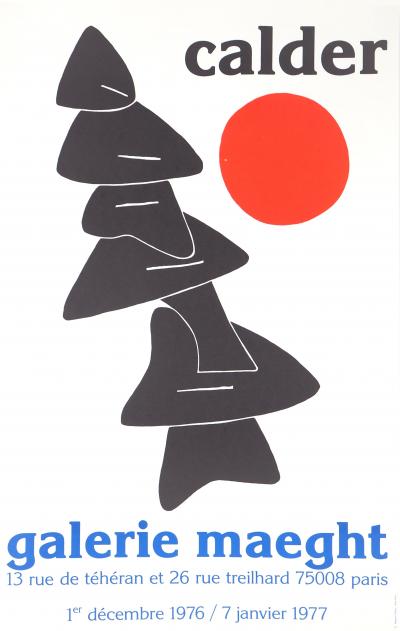 Alexander Calder: Maeght Exhibition, 1976 - Original lithograph 2