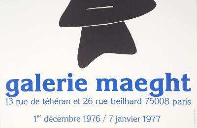 Alexander Calder: Maeght Exhibition, 1976 - Original lithograph 2