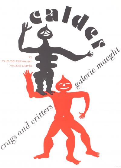 Alexander CALDER: Crags and Critters - Original poster 2