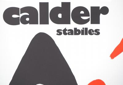 Alexander CALDER: Stabiles - Original lithograph 2