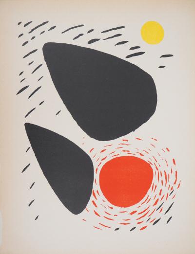 Alexander Calder: Poetry of Space - Original Lithograph 2