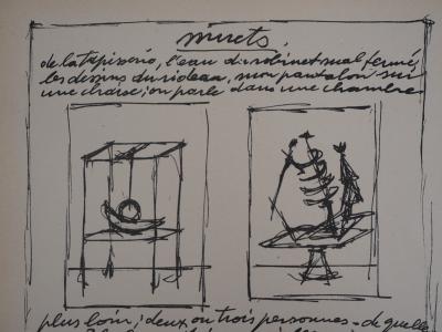 Alberto GIACOMETTI : Objets mobiles et muets - Lithographie originale 2