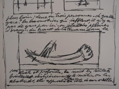 Alberto GIACOMETTI : Objets mobiles et muets - Lithographie originale 2