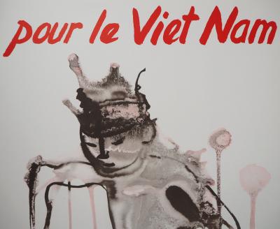 Alexander Calder: For Vietnam - Original signed lithograph 2