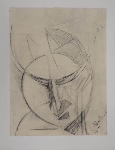 Antoine PEVSNER : Visage - Lithographie signée 2