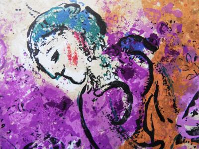 Marc CHAGALL : L’Ecuyère au cheval rouge - Lithographie originale 2