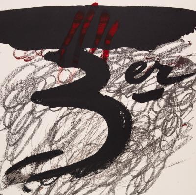 Antoni TAPIES: Cadaques Festival - Original signed lithograph 2