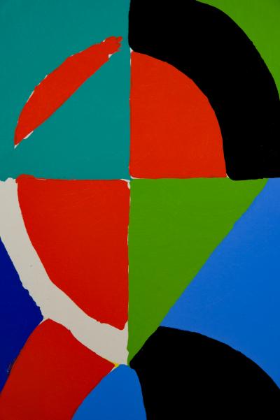Sonia DELAUNAY: Ritmo de colores - Litografía y plantilla originales 2