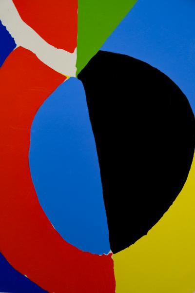 Sonia DELAUNAY: Ritmo de colores - Litografía y plantilla originales 2