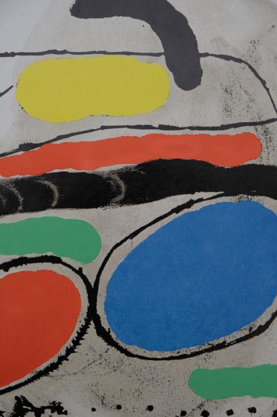 Joan MIRO : Tapis de Tarragona XV - Lithographie en couleurs 2