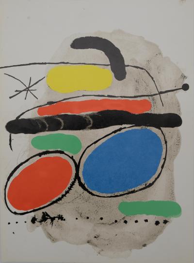 Joan MIRO : Tapis de Tarragona XV - Lithographie en couleurs 2