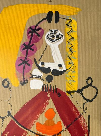 Pablo PICASSO  - Portraits Imaginaires, 1969 - Lithographie 2