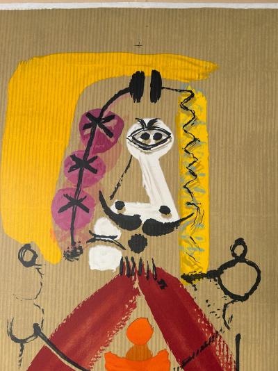 Pablo PICASSO  - Portraits Imaginaires, 1969 - Lithographie 2