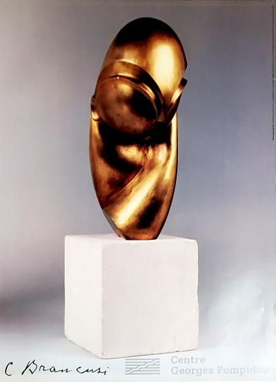 Brancusi, affiche originale Centre Pompidou, 1995 2