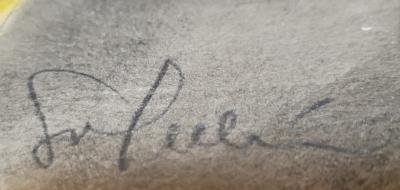 Gina Pellon, Composition, dessin original signé, 1969 2