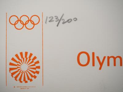 Pierre SOULAGES - Jeux Olympiques de Munich, 1972 - Lithographie signée au crayon 2