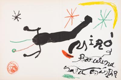 Joan MIRO : Barcelona Sala Gaspar 1964 - Lithographie originale signée