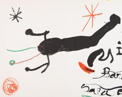 Joan MIRO : Barcelona Sala Gaspar 1964 - Lithographie originale signée 2