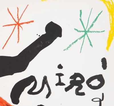 Joan MIRO : Barcelona Sala Gaspar 1964 - Lithographie originale signée 2