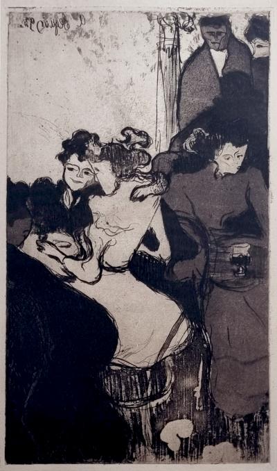 Armand Seguin, Le Bar, eau-forte, 1893 2