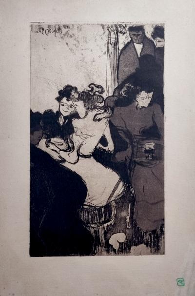 Armand Seguin, Le Bar, eau-forte, 1893 2