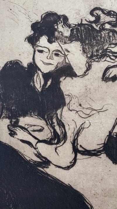 Armand Seguin, Le Bar, eau-forte, 1893 2