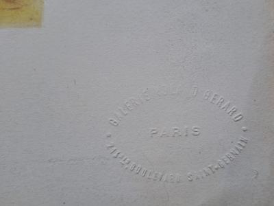 Louis Lamarque - Bords de grêve - Lithographie originale signée au crayon et numérotée 2