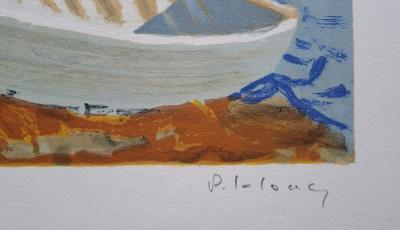 Pierre-Emile Gabriel Lelong - Platanes au Golf-Juan - Lithographie originale signée au crayon 2