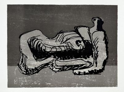 Henry Moore - Reclining Nude - Original Lithograph 2