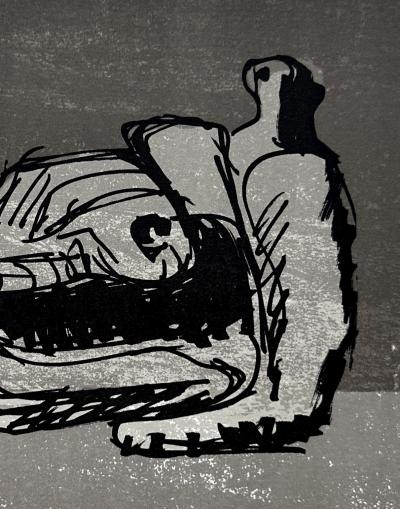 Henry Moore - Reclining Nude - Original Lithograph 2