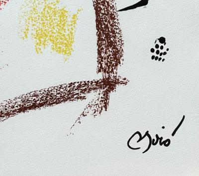 Joan MIRO - Maravillas con variaciones acrosticas 15 1975 - Lithographie originale signée 2