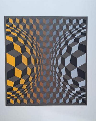 Victor VASARELY - CHEYT OND , 1971 - Sérigraphie originale, signée et numérotée 2