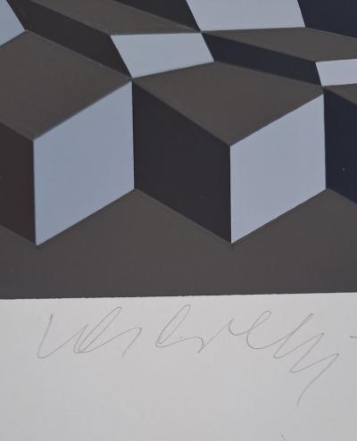 Victor VASARELY - CHEYT OND , 1971 - Sérigraphie originale, signée et numérotée 2