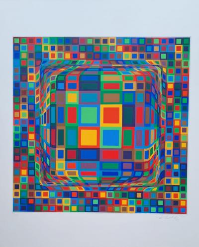Victor VASARELY - Koska MC, 1970 - Sérigraphie originale, signée et numérotée 2
